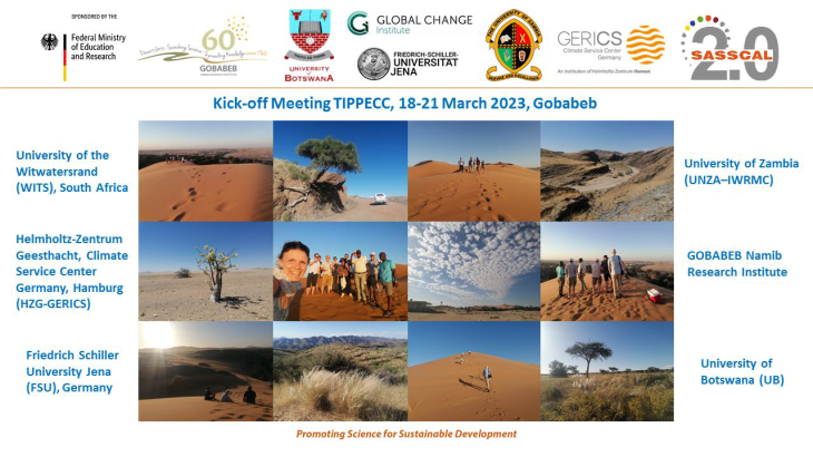 SASSCAL-TIPPECC Kick-off Meeting, Namibia (March 2023)
